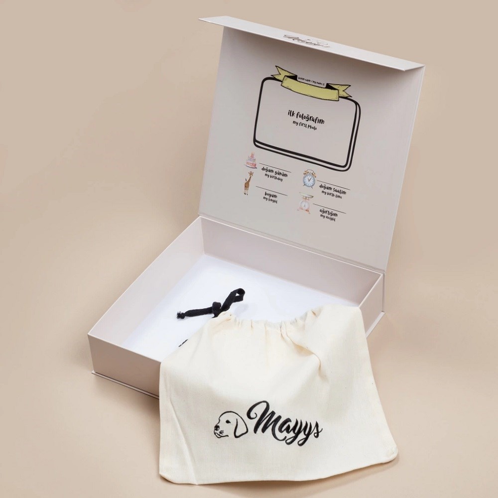 Mayys Baby Elegant Lila Tığ İşi Süslemeli Vioala El Nakışlı 5'li Organik Hastane Çıkış Seti Beyaz