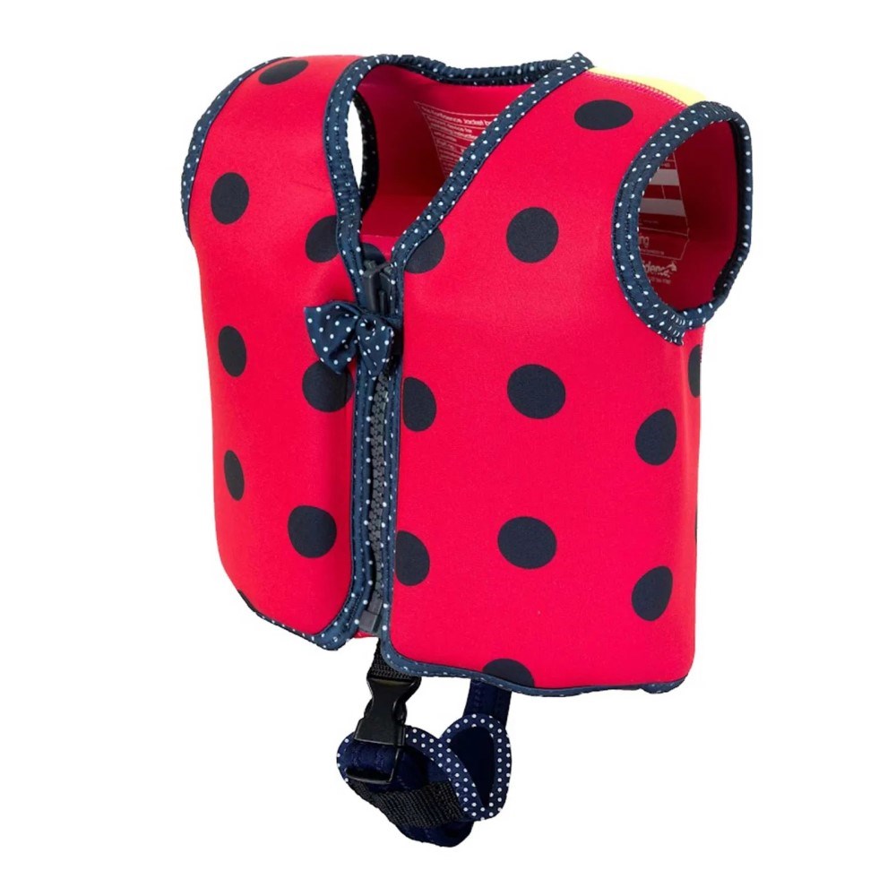 Konfidence Yüzme Yeleği Ladybird Polka Kırmızı