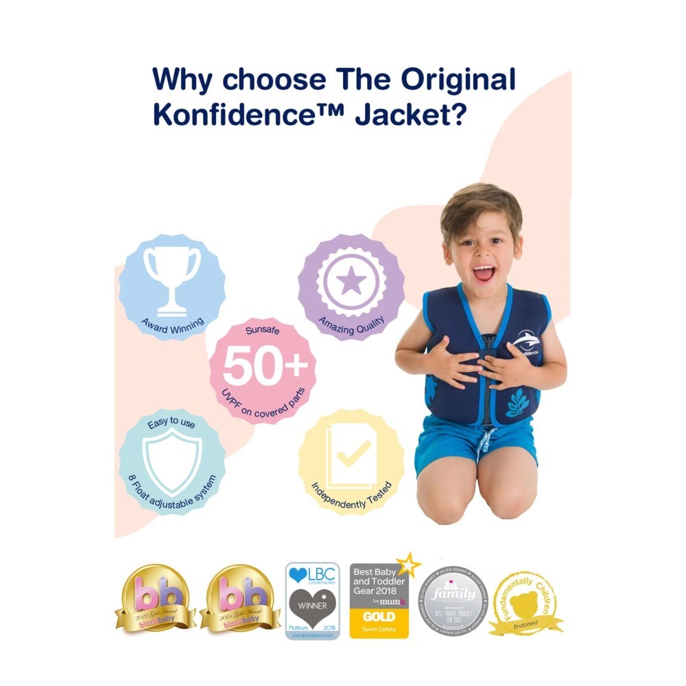 Konfidence Yüzme Yeleği Maui Palm Yeşil