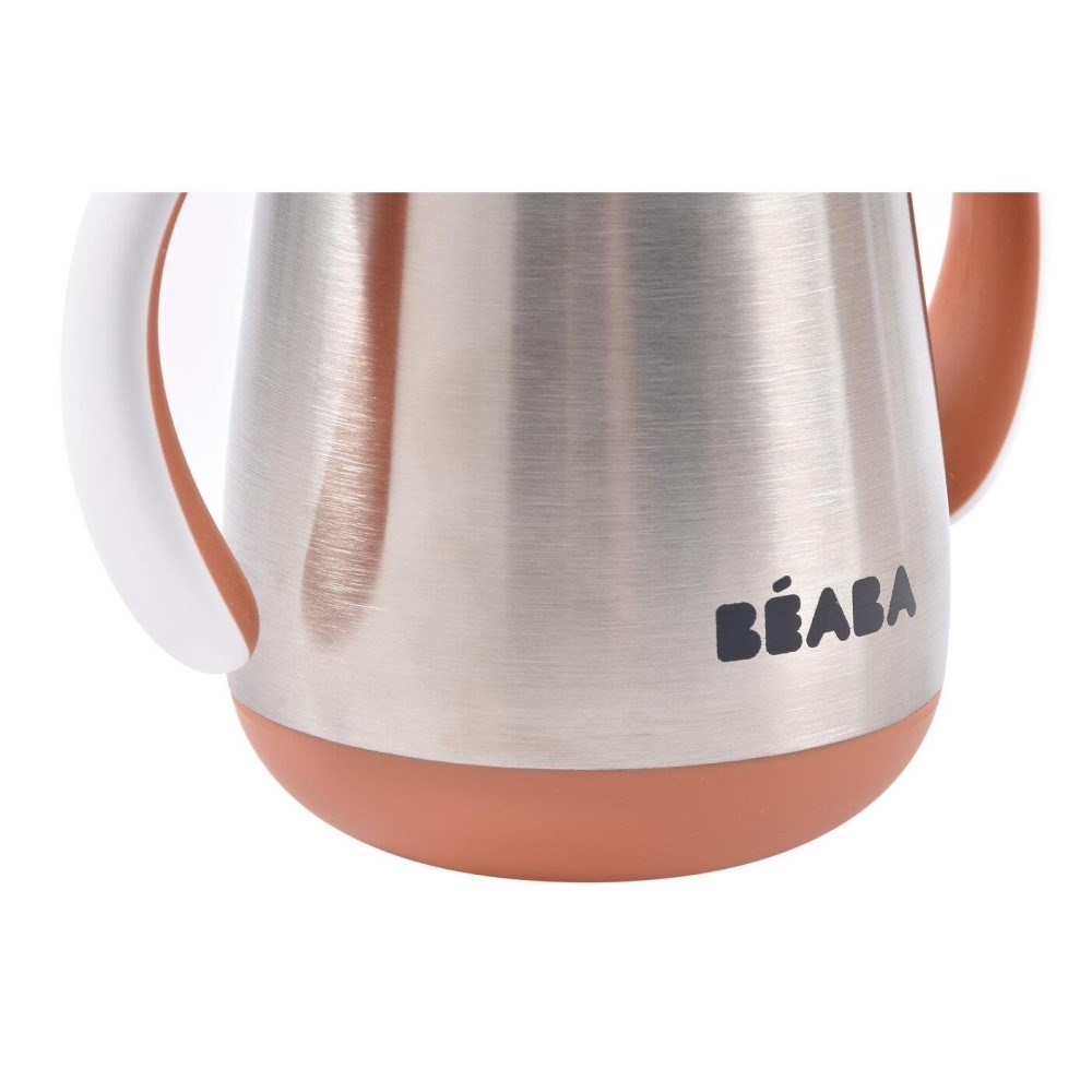 Beaba 250 Ml Çelik Pipetli Suluk Terracotta 
