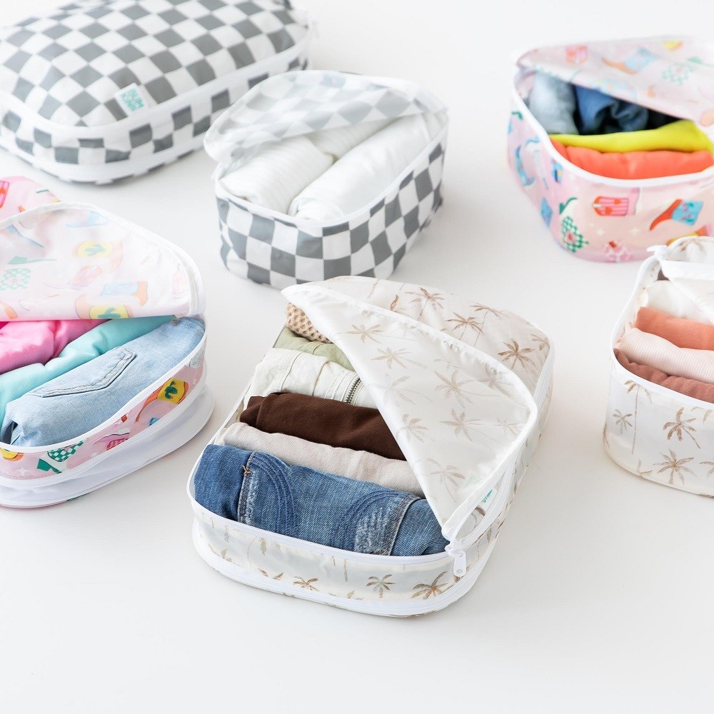 Bumkins Düzenleyici Çanta Seti - Charcoal Check 