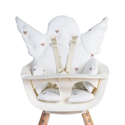Childhome Angel Mama Sandalyesi Minderi Kalp Beyaz
