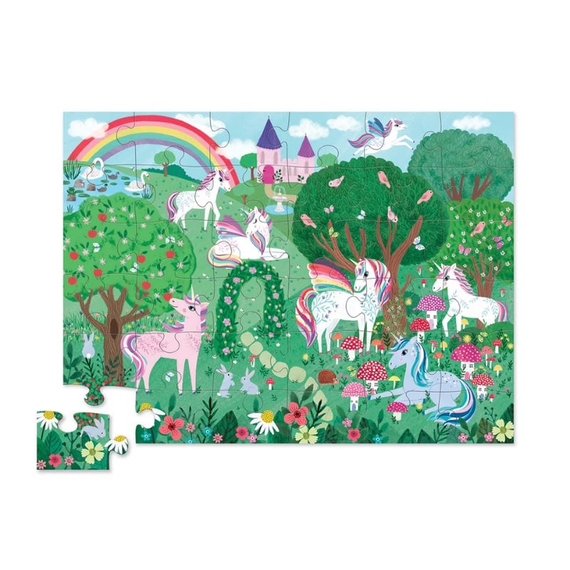 Crocodile Creek Dekoratif Puzzle 36 Parça Unicorn 3 Yaş+ 