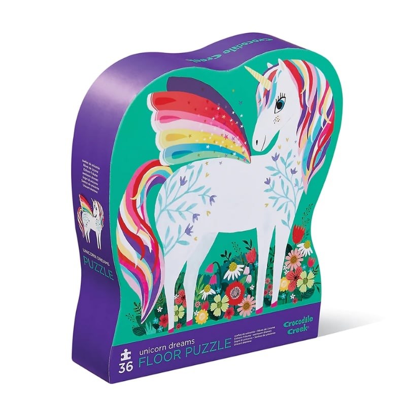 Crocodile Creek Dekoratif Puzzle 36 Parça Unicorn 3 Yaş+ 