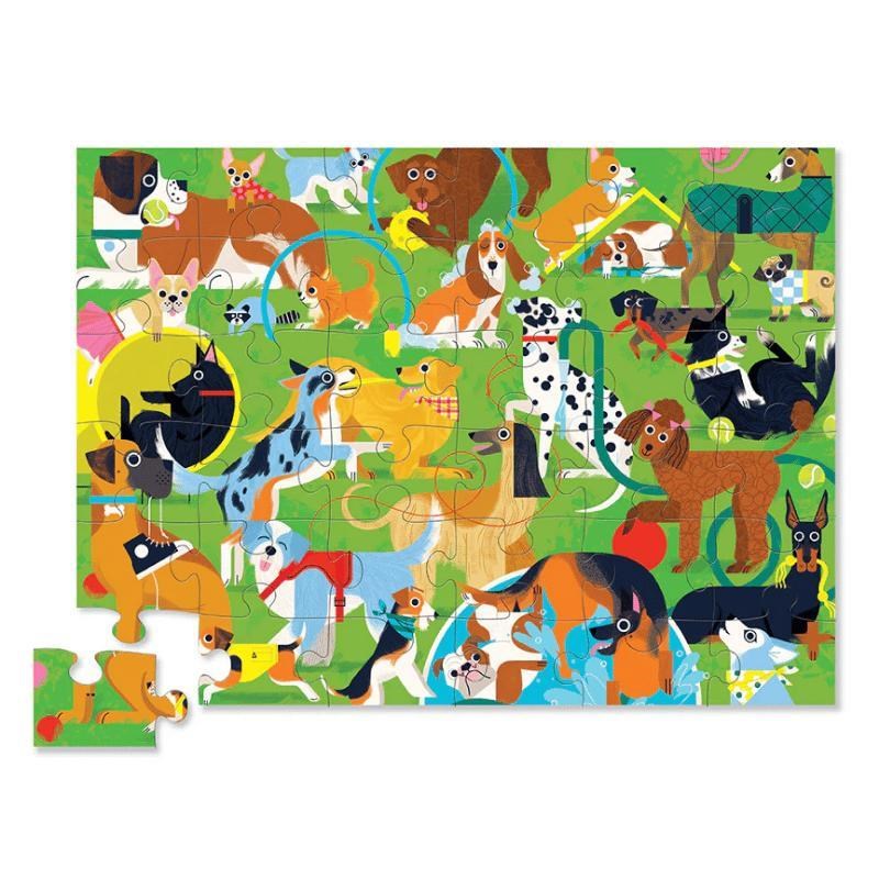 Crocodile Creek Puzzle 36 Parça Eğlenceli Yavru Köpekler 3 Yaş+ 
