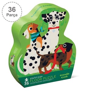 Crocodile Creek Puzzle 36 Parça Eğlenceli Yavru Köpekler 3 Yaş+