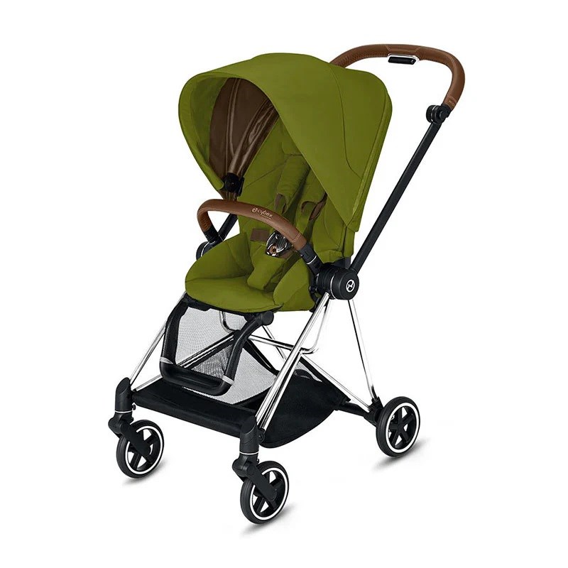 Cybex Mios Bebek Arabası Chrome Brown- Khaki Green+ Portbebe Orjinal