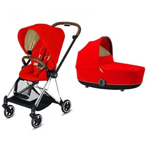 Cybex Mios Bebek Arabası Chrome Brown- Autmn gold+ Portbebe