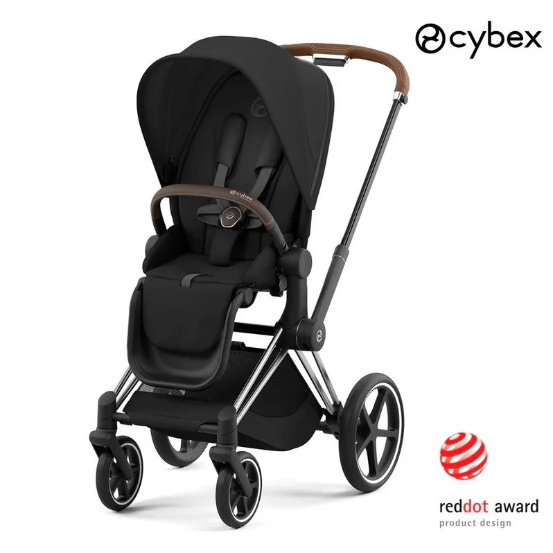 Cybex Priam Bebek Arabası Chrome Brown - Sephia Black + Cybex Anoris T Size Deep Black 