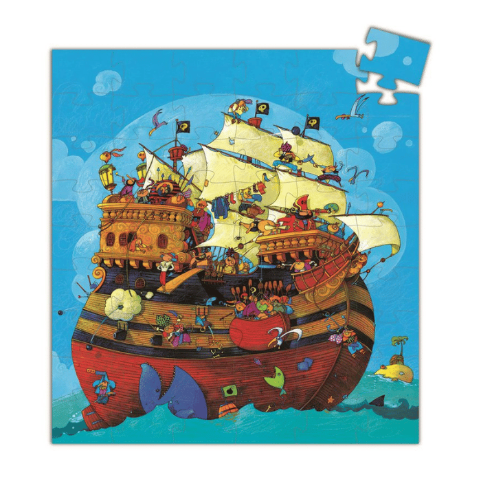 Djeco Dekoratif Puzzle 54 Parça - Barbarossa's Boat 