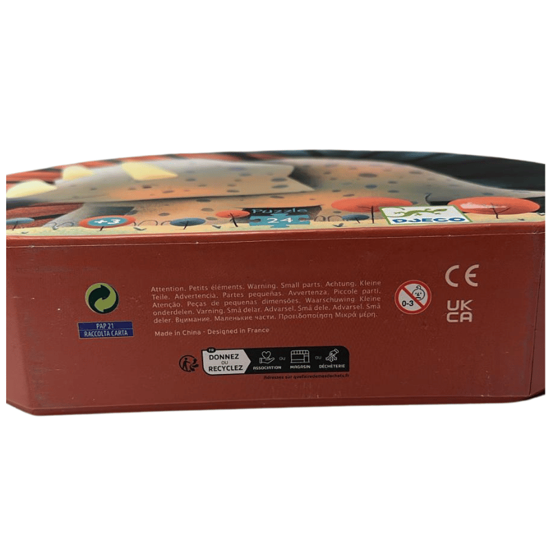 Djeco Dekoratif Puzzle 24 Parça - Teo the Dinosaur 