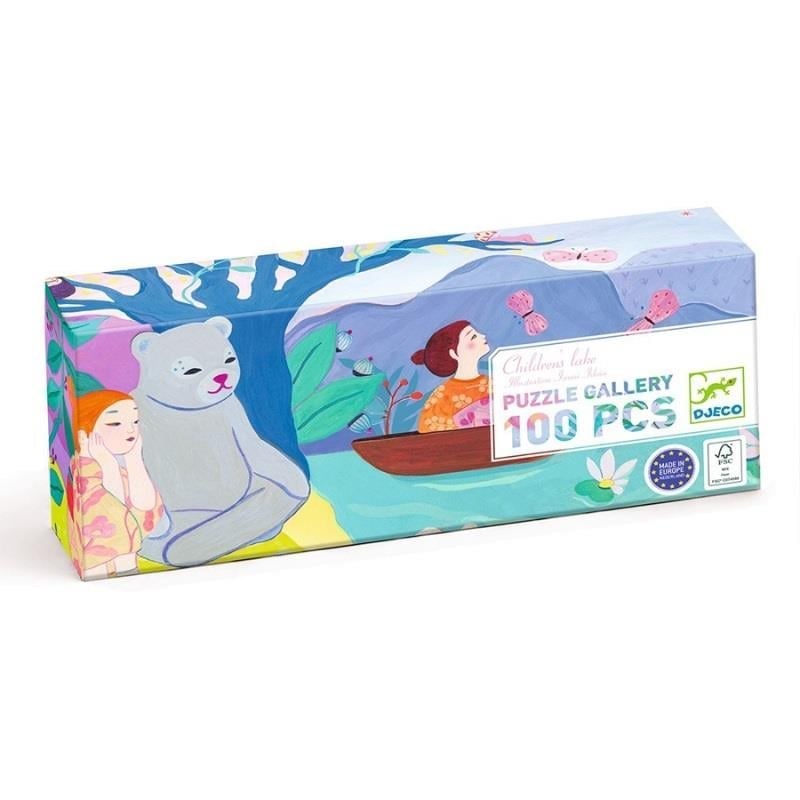 Djeco Panoramik Puzzle 100 Parça Children's Lake 5 Yaş+ 