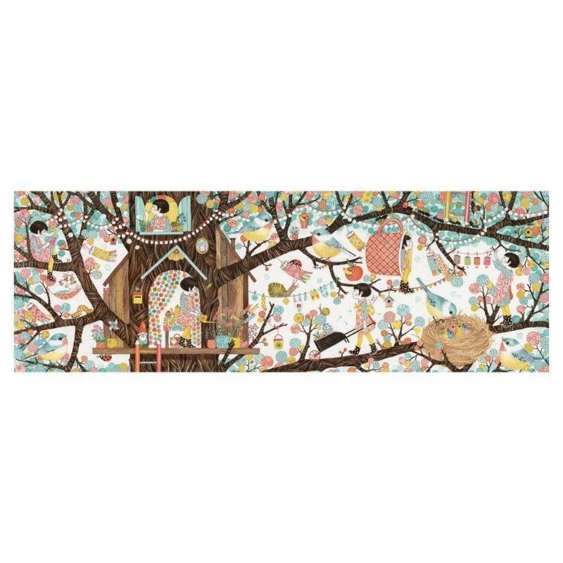 Djeco Panoramik Puzzle 200 Parça Tree House 6 Yaş+ 