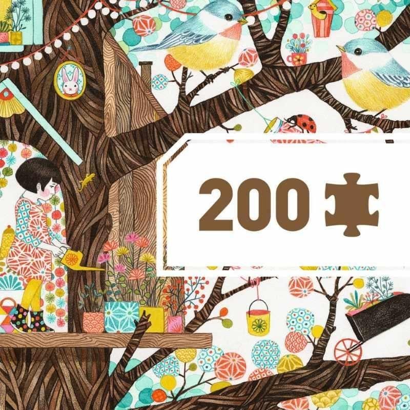 Djeco Panoramik Puzzle 200 Parça Tree House 6 Yaş+ 