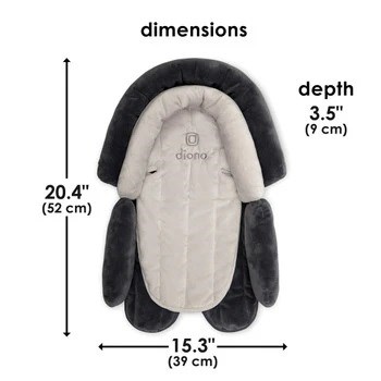 Diono Cuddle Soft 2 in 1 Bebek Destek Minderi Grey 
