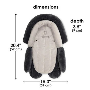 Diono Cuddle Soft 2 in 1 Bebek Destek Minderi Black 