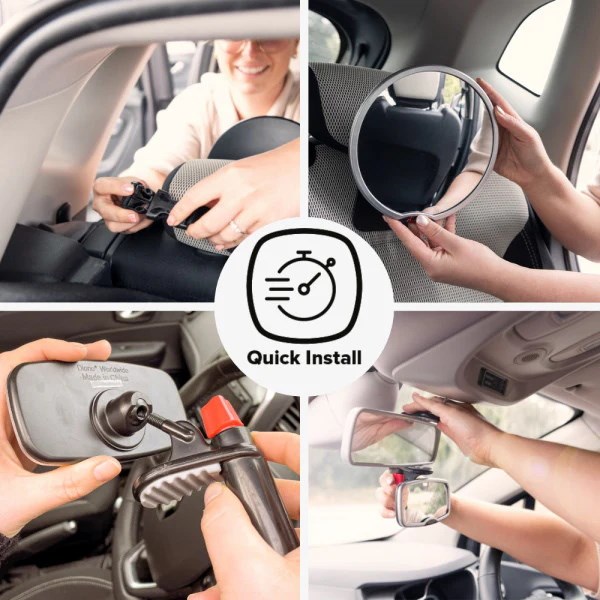 Diono Easy View & See Me Bebek Arabası Arka Koltuk ve Dikiz Aynası 