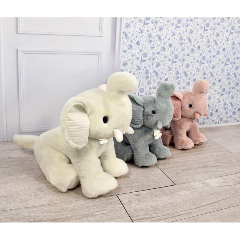 Doudou Gri Fil 35 cm 