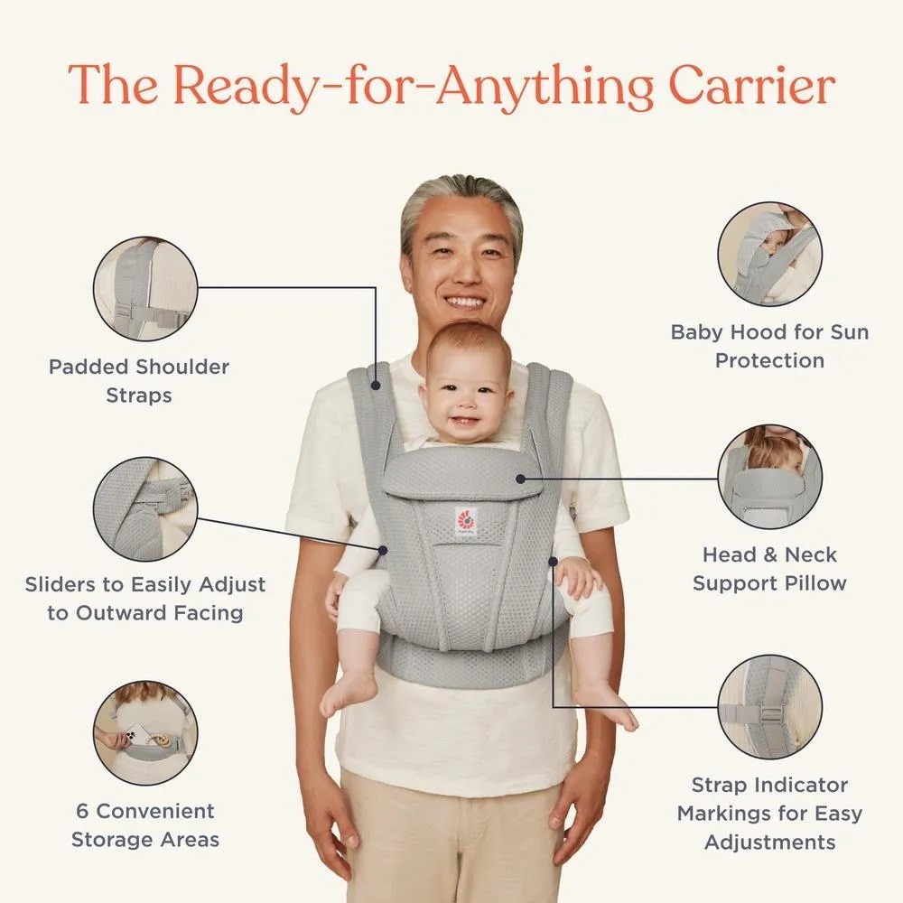 Ergobaby Omni Deluxe Mesh (Graphite Grey) 