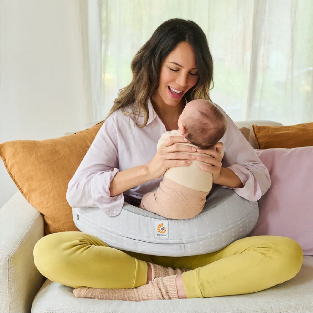 Ergobaby Natural Curve Emzirme Yastığı (moonlight grey) 