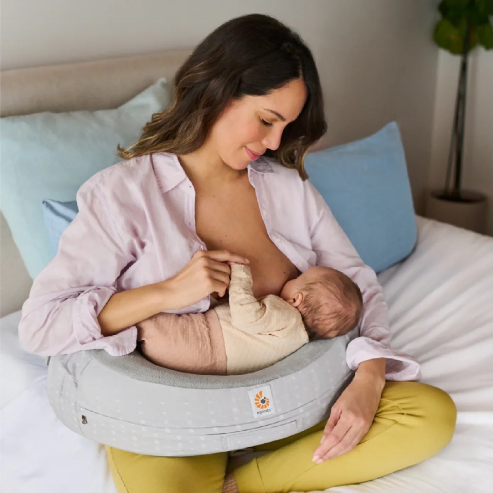 Ergobaby Natural Curve Emzirme Yastığı (moonlight grey) 