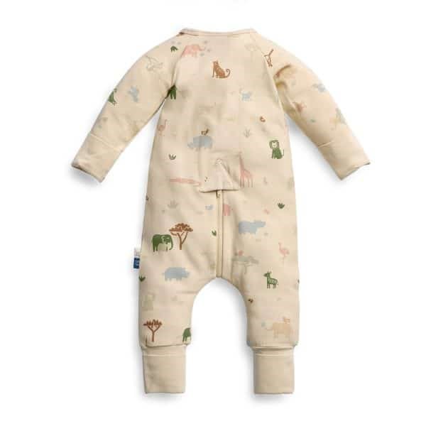 ErgoPouch Organik Pamuklu Patikli Pijama Tulum1.0 TOG Savannah Krem