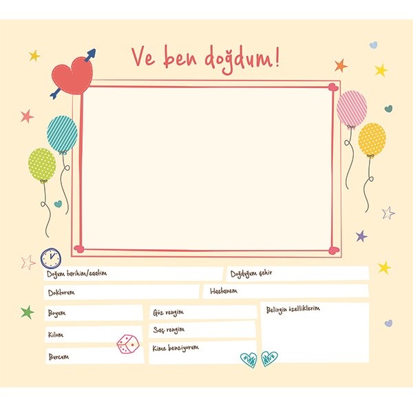 Flamboyan Bebeğimin  İlk Yılı Anı Albümü 