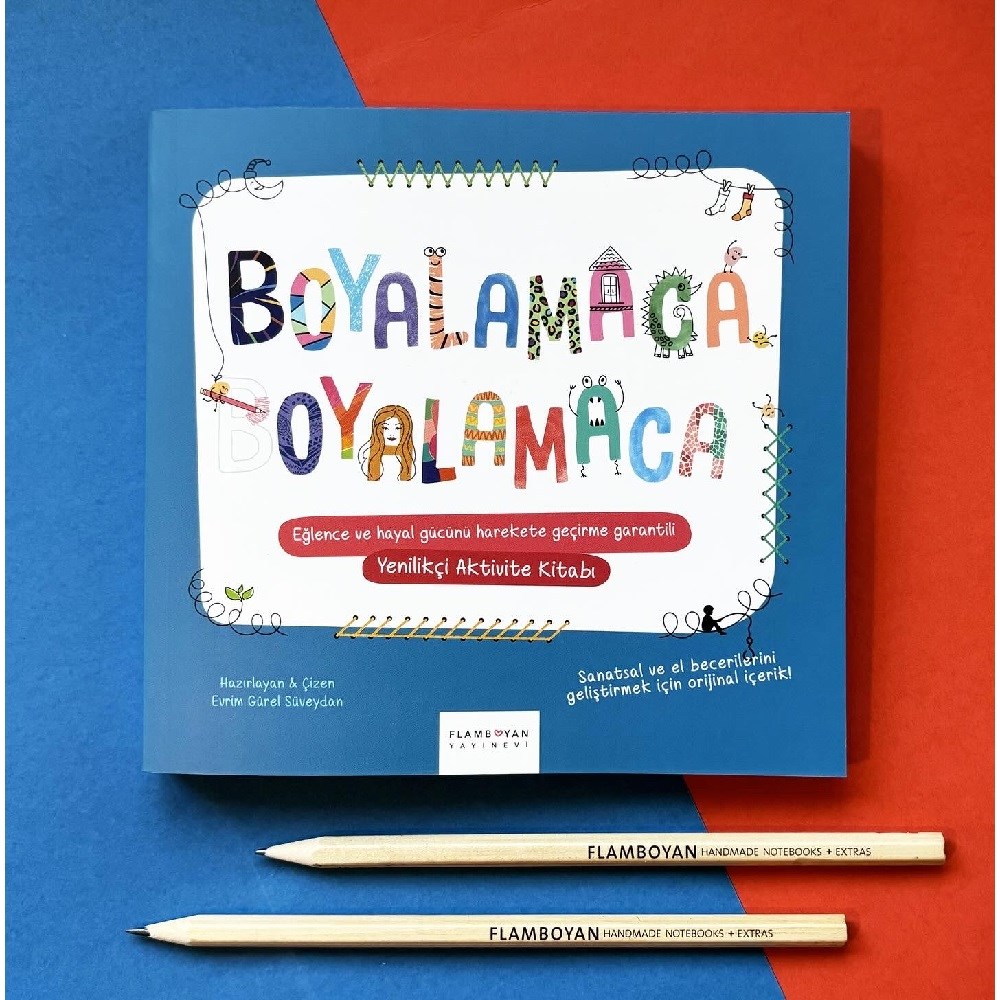 Flamboyan Boyalamaca Oyalamaca Aktivite Kitabı 