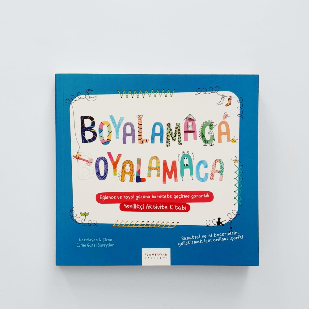 Flamboyan Boyalamaca Oyalamaca Aktivite Kitabı 