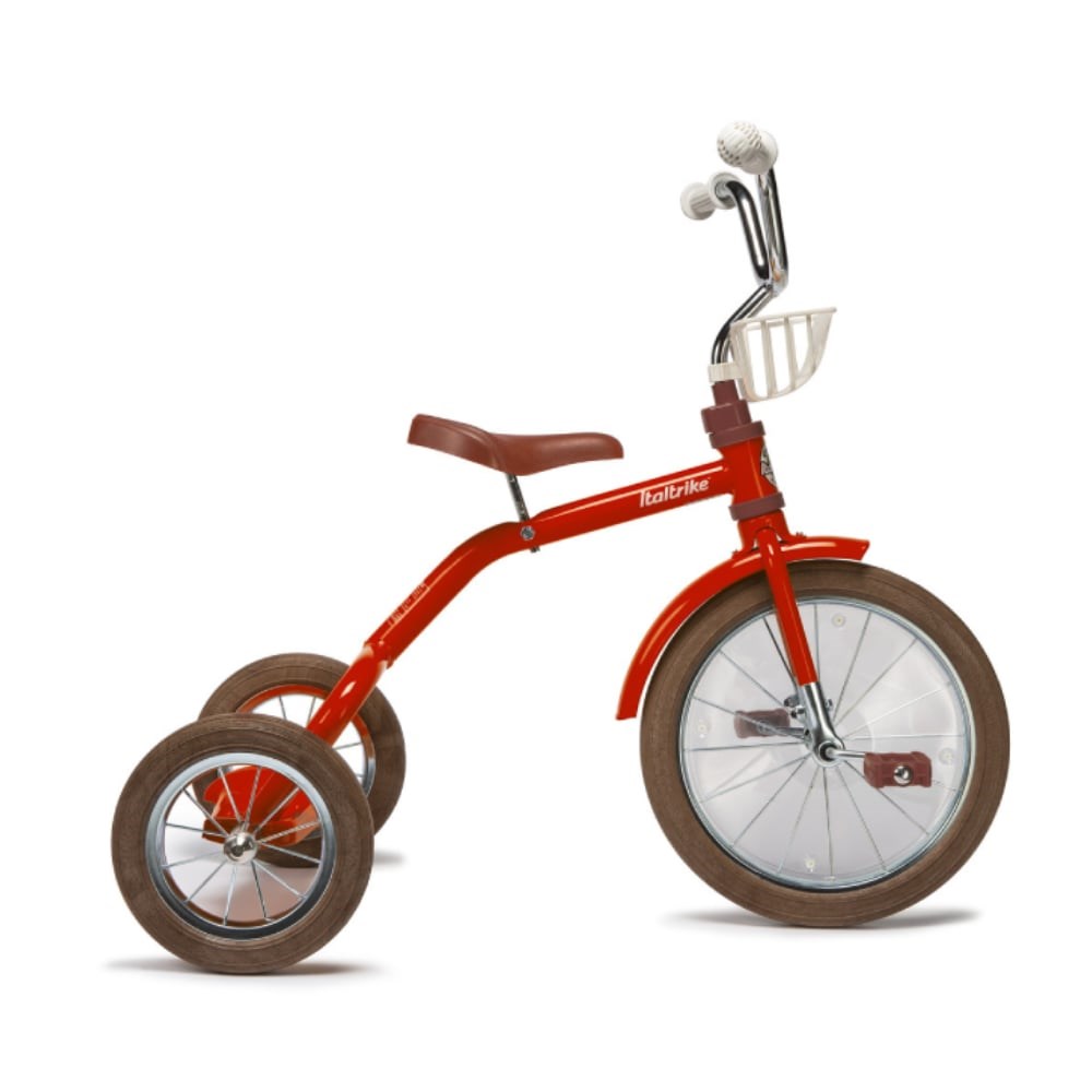 Italtrike Üç Tekerlekli Çelik Bisiklet - Kırmızı 