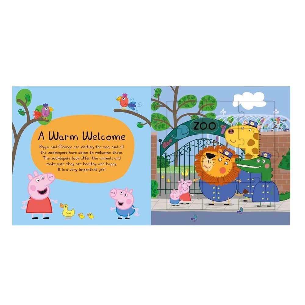 Peppa Pig - Fun at the Zoo Jigsaw Puzzle Book 