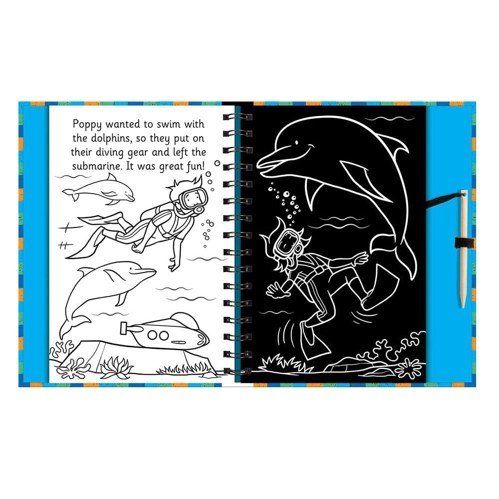 Scratch And Draw - Ocean Animals 