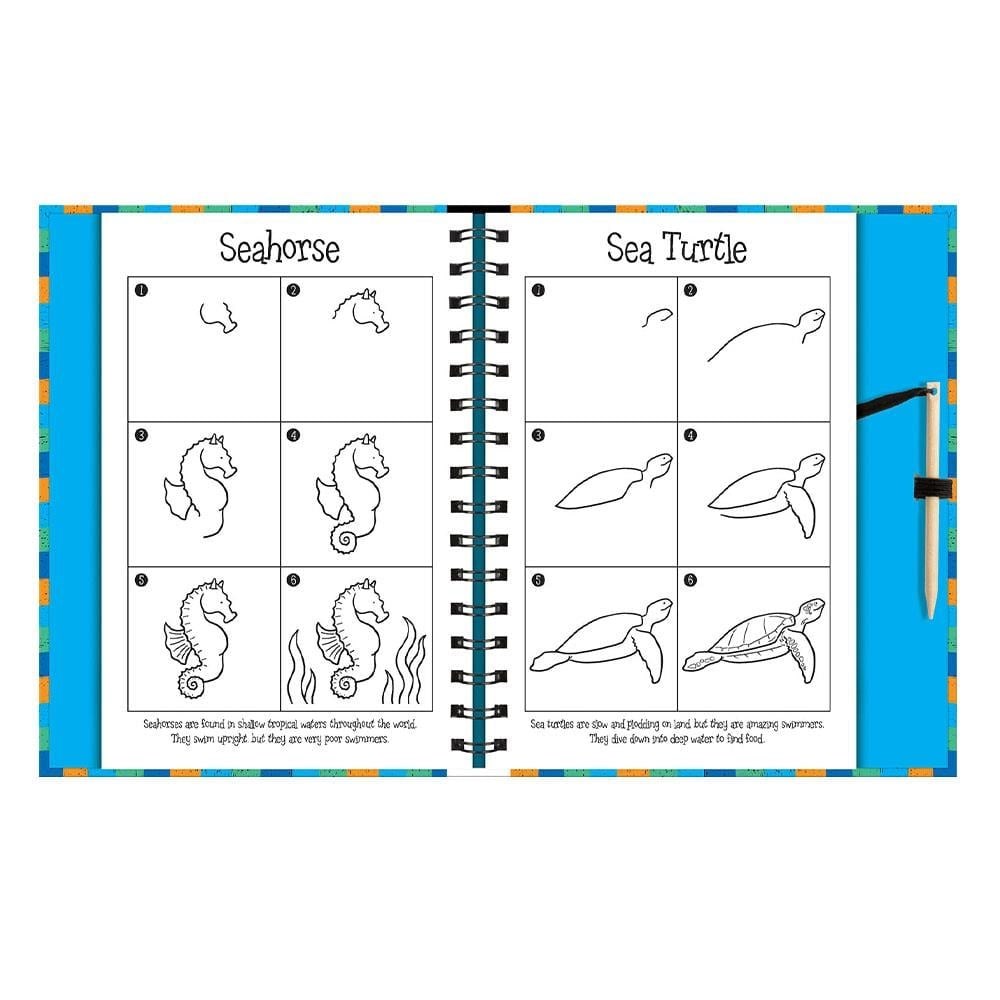 Scratch And Draw - Ocean Animals 