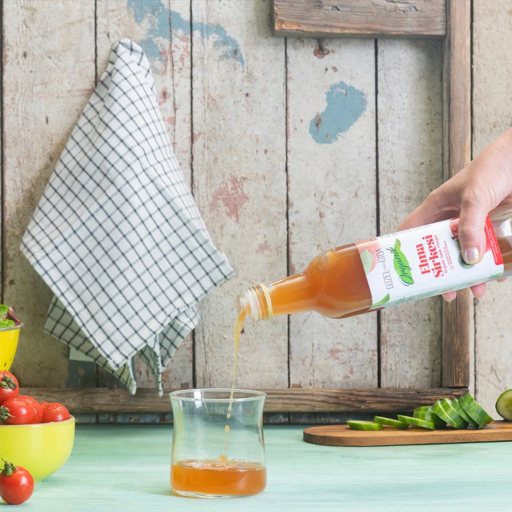Güzel Gıda Organik Elma Sirkesi 500 ml 