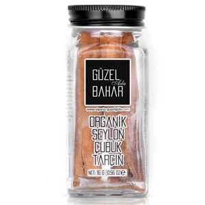 Güzel Gıda Organik Seylan Çubuk Tarçın 16 gr