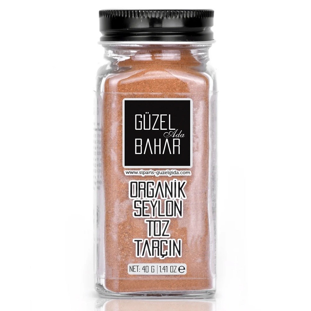 Güzel Gıda Organik Seylan Toz Tarçın 40 gr 