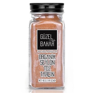 Güzel Gıda Organik Seylan Toz Tarçın 40 gr