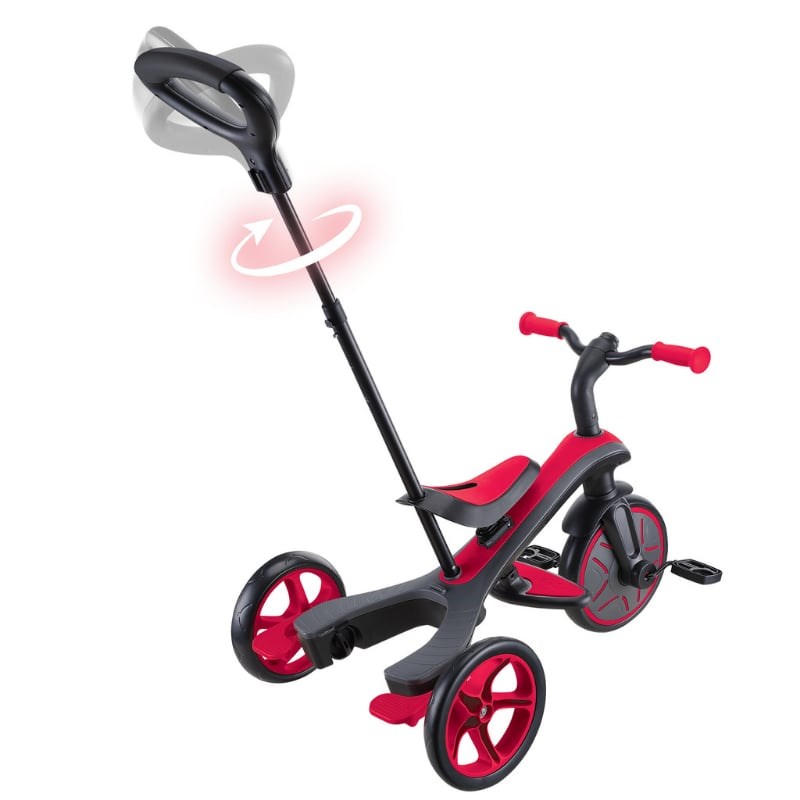 Globber Explorer 4in1 Trike Bisiklet - Kırmızı 