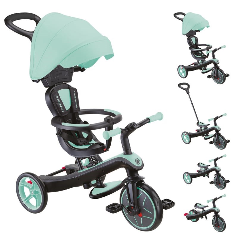 Globber Explorer 4in1 Trike Bisiklet - Mint Yeşili 