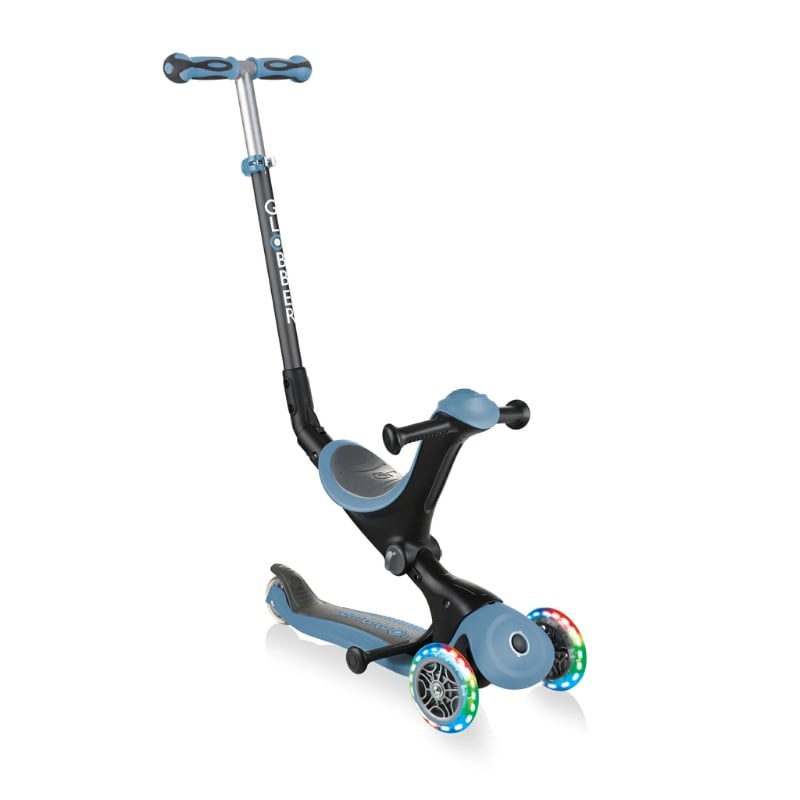 Globber Go Up Deluxe Işıklı Scooter - Pastel Mavi 