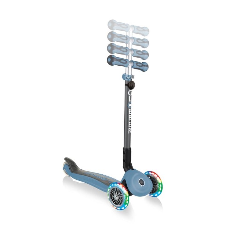 Globber Go Up Deluxe Işıklı Scooter - Pastel Mavi 