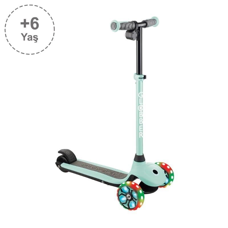 Globber One K E-Motion 4 Plus - Işıklı Elektrikli Scooter - Mint Yeşili 