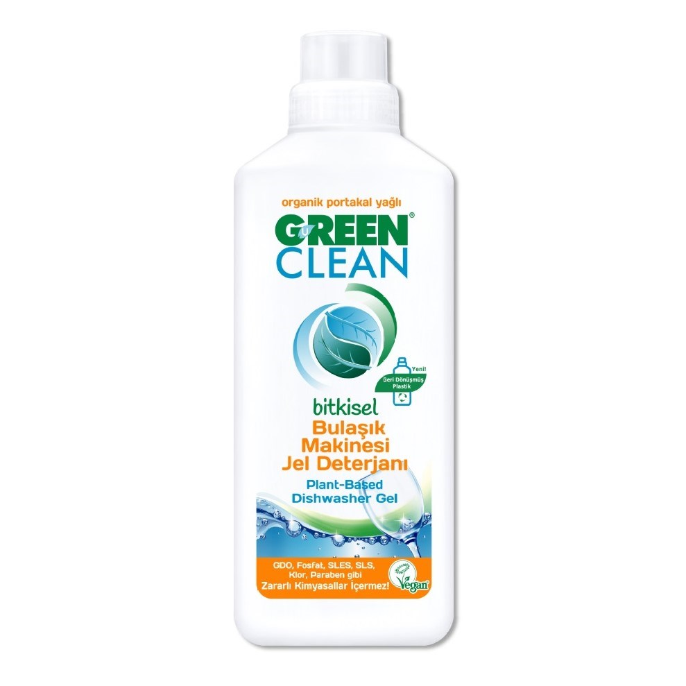 U Green Clean Bulaşık Makinası Jel Deterjan Portakal 1000 ml 