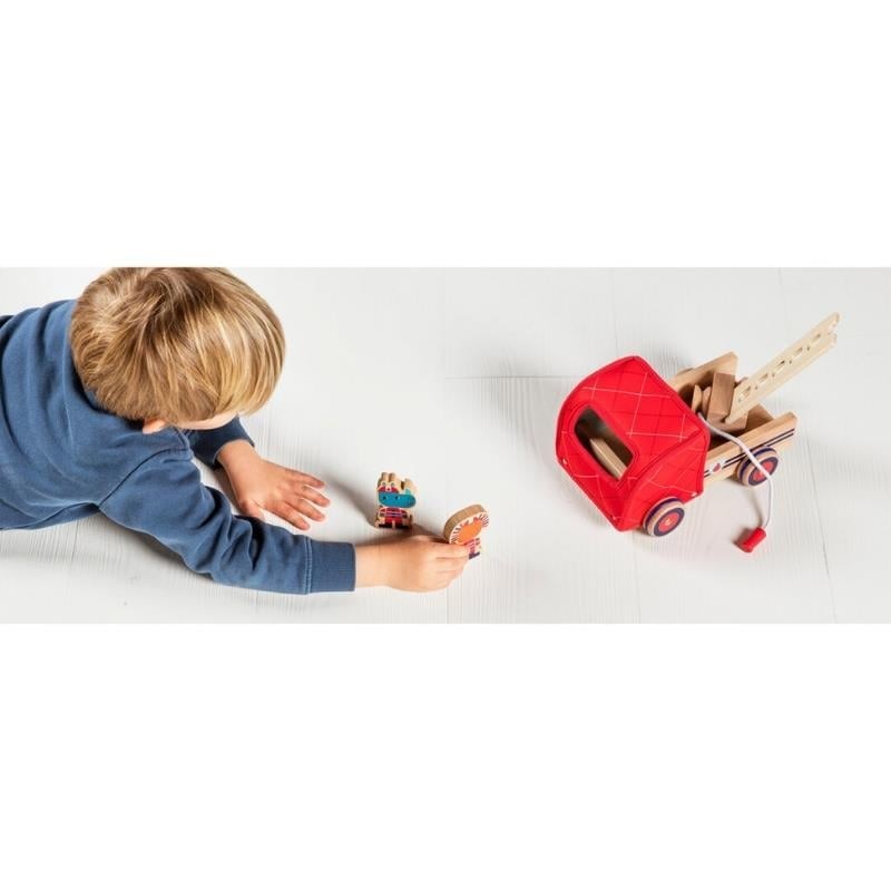 Lilliputiens Ahşap İtfaiye Aracı - Marius & Jack 