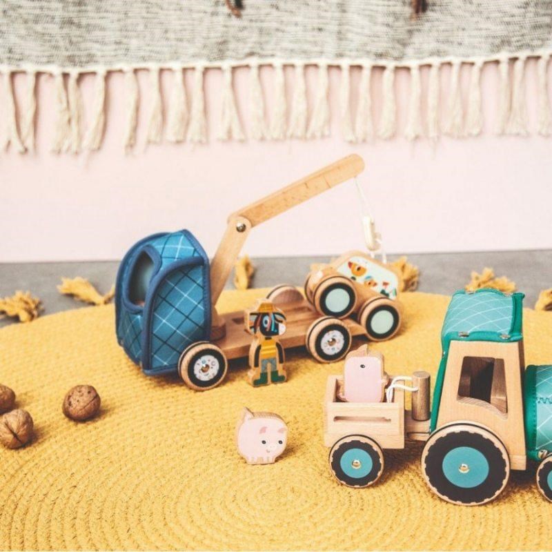 Lilliputiens Ahşap Çekici Kamyonu 