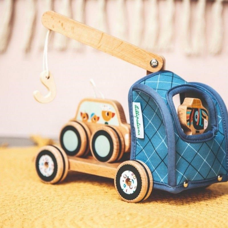 Lilliputiens Ahşap Çekici Kamyonu 