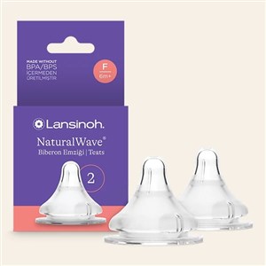 Lansinoh Natural Wave Biberon Emziği - Hızlı Akışlı