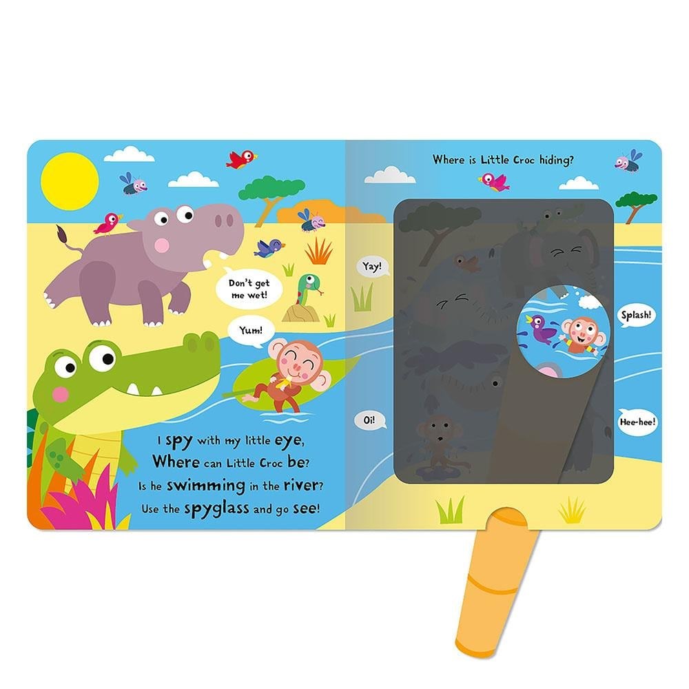 Big Croc Little Croc - Magic Spyglass Board Book 