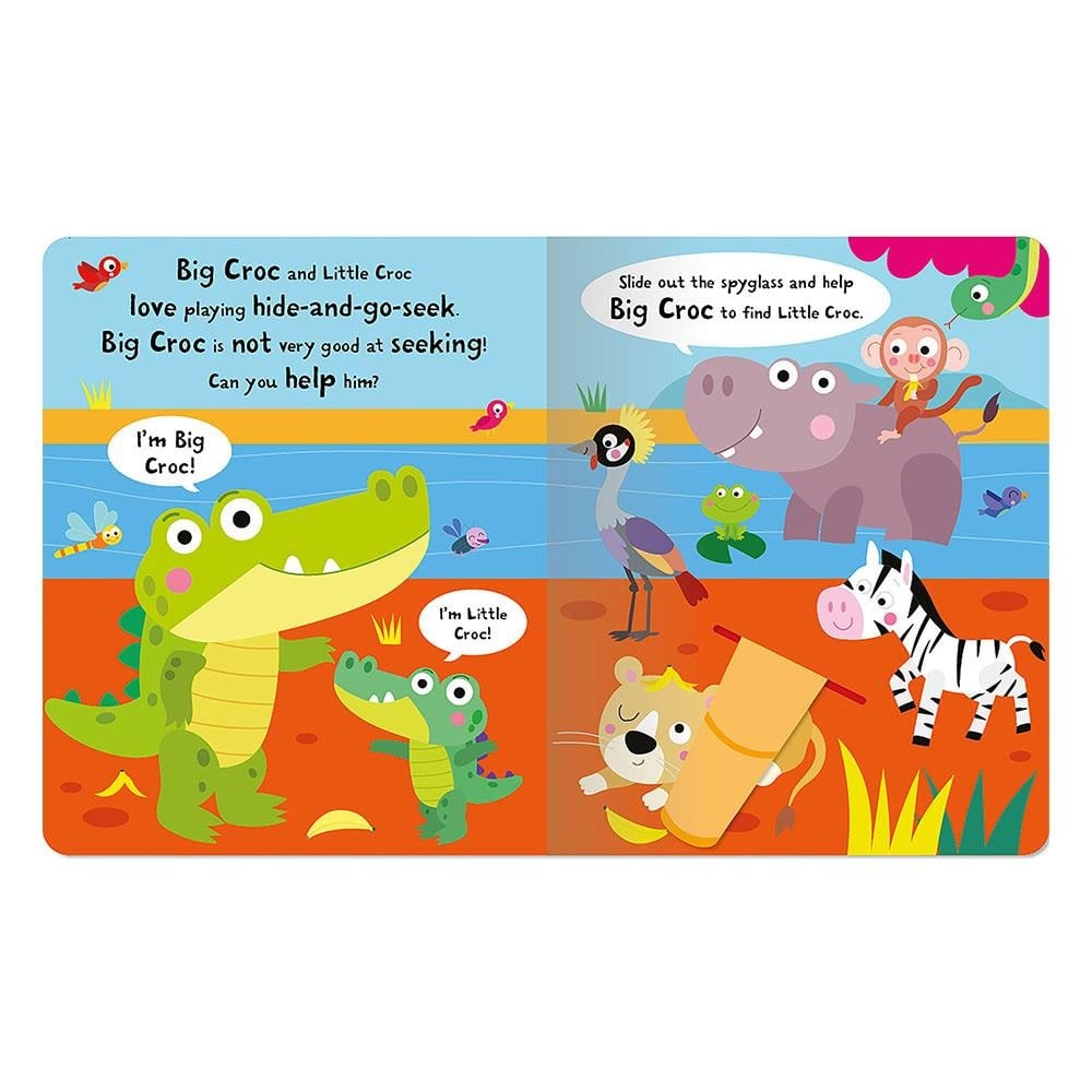 Big Croc Little Croc - Magic Spyglass Board Book 