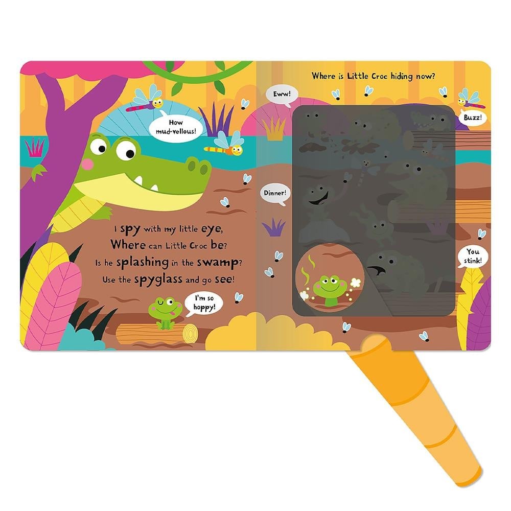 Big Croc Little Croc - Magic Spyglass Board Book 